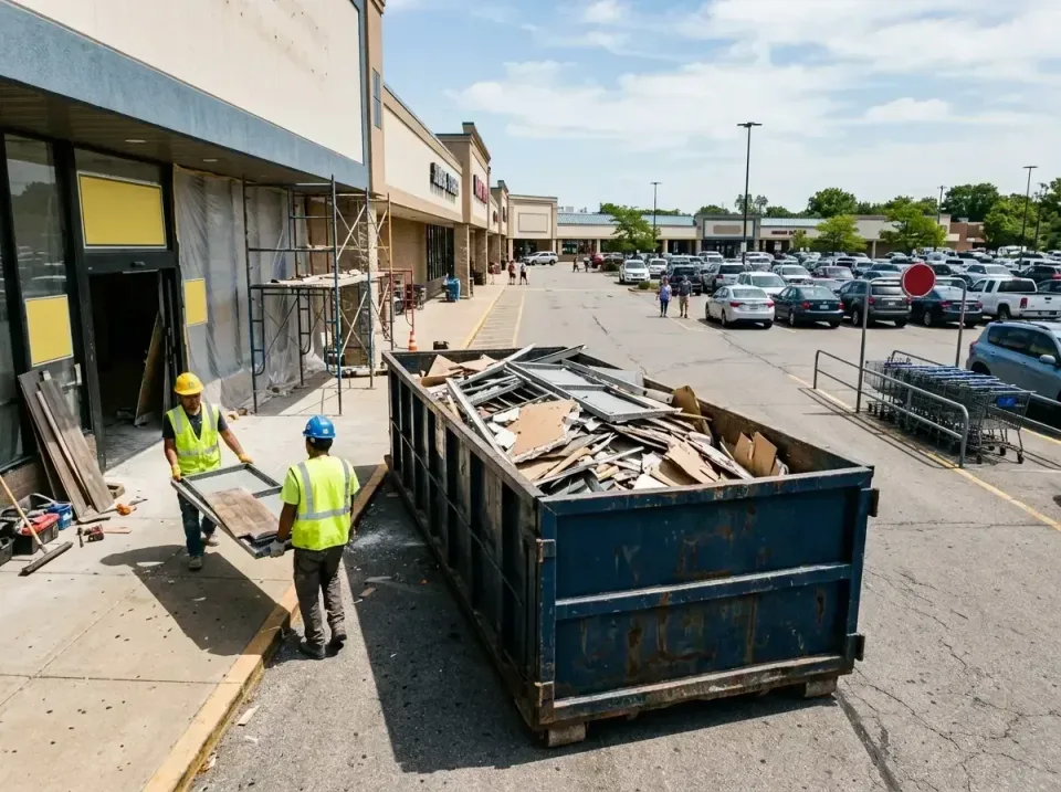 retail-store-renovation-debris-003 — frequently asked questions, Roll-off Dumpster Rentals in Rensselaer, IN